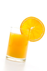Orange juice glass