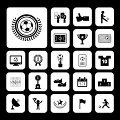 football icon set