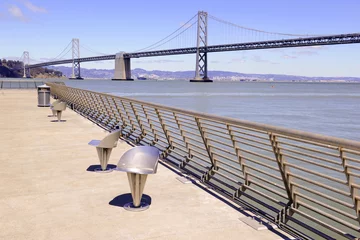 Foto op Plexiglas Bay Bridge, San Francisco, California © nyker