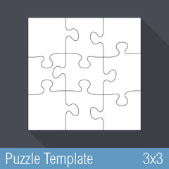 Puzzle Template 3x3
