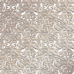 White pattern. 3d ornament.