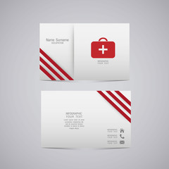 Vector abstract creative business cards (set template)