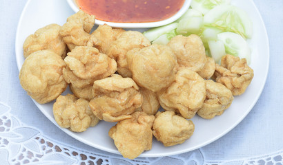 Fried fish balls