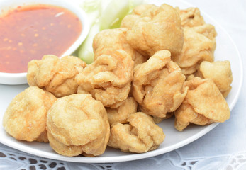 Fried fish balls