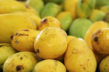Ripe mango in the market