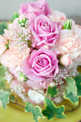 バラのケーキ　バラ　ケーキ　フラワーケーキ