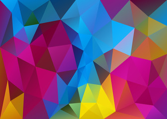 low poly colorful abstract background