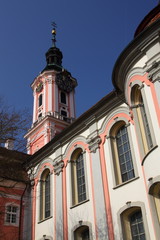 Fototapeta na wymiar die Birnau, Wallfahrtskirche, Bodensee