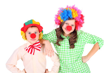 Cute little clowns