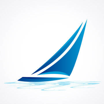 Sailboat vector illustration