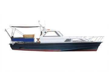 Naklejka premium motor boat