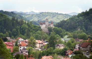 Fototapeta na wymiar Dracula's castle