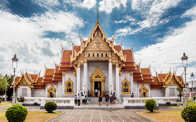 The Marble Temple in Thailand