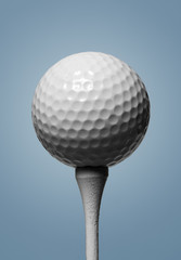 Golf Ball On Tee