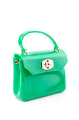 Handbag isolated white background