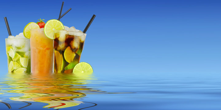 Cocktails, Himmel & Wasser 2