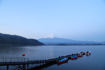 Mount Fuji, view from Lake Kawaguchiko