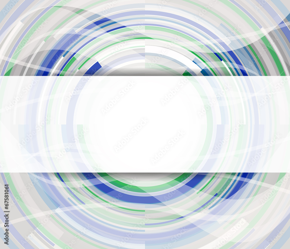 Poster abstract vector background with circular elements