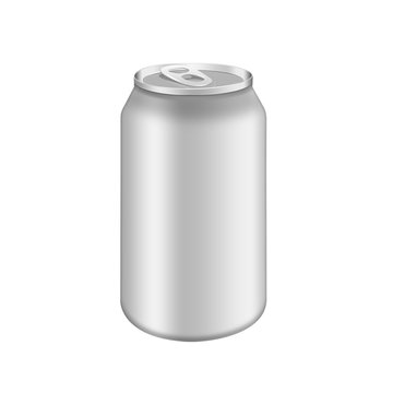 Metal aluminum beverage drink can