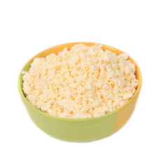 Cottage cheese. Curd.