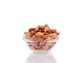 Full bowl with almonds.
