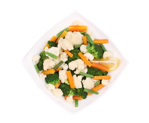 Salad with broccoli.