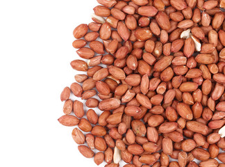 Close up of peanuts. Texture.