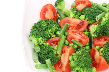Close up of broccoli salad.