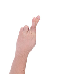 Obraz premium Fingers crossed.