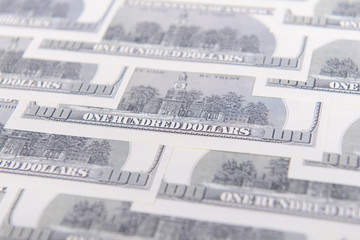 One hundred dollars background