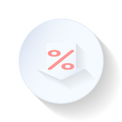 Sale label flat icon