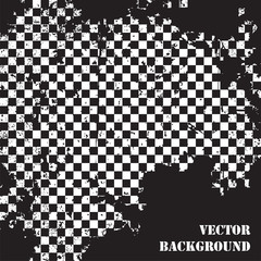 Abstract checkered grunge background pattern