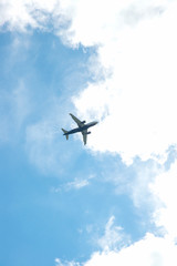 jet in sky
