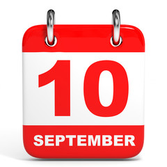 Calendar. 10 September.