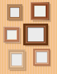 Set of picture frames.