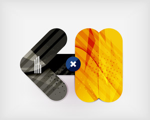 Modern web presentation design layout