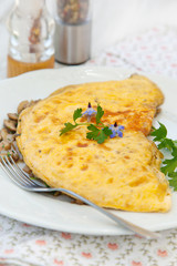 Champignon-Omlette