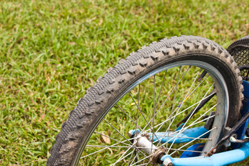 wheel of bicycle