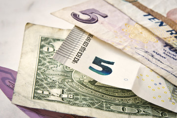 Old international paper money