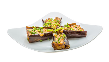 Grilled eggplant