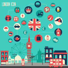 London icon set.