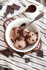 Chocolate ice cream