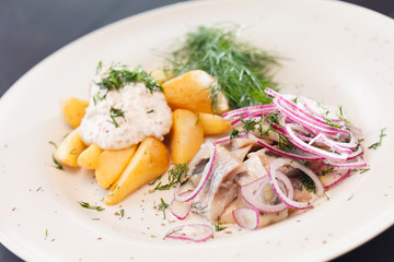 Matjes with Potatoes