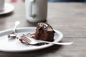 coffee with brownie