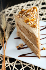 Almond Toffee Cake