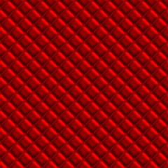 Red Padden Upholstery Pattern