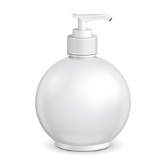 Gel, Foam Or Liquid Soap Dispenser Pump Round