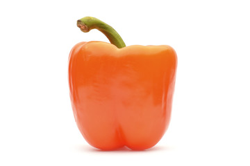 Peppers on white background