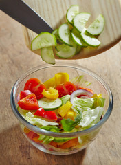 fresh vegetable salad