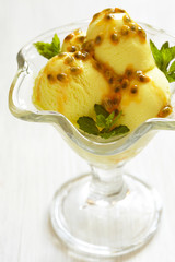 Fruit ice cream